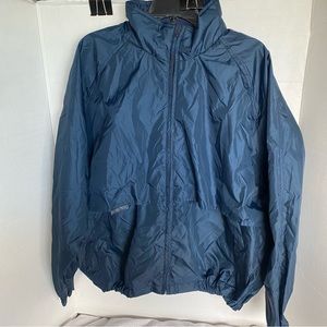 Stormtech mens L jacket windbreaker long sleeves full zip vented elastic hem